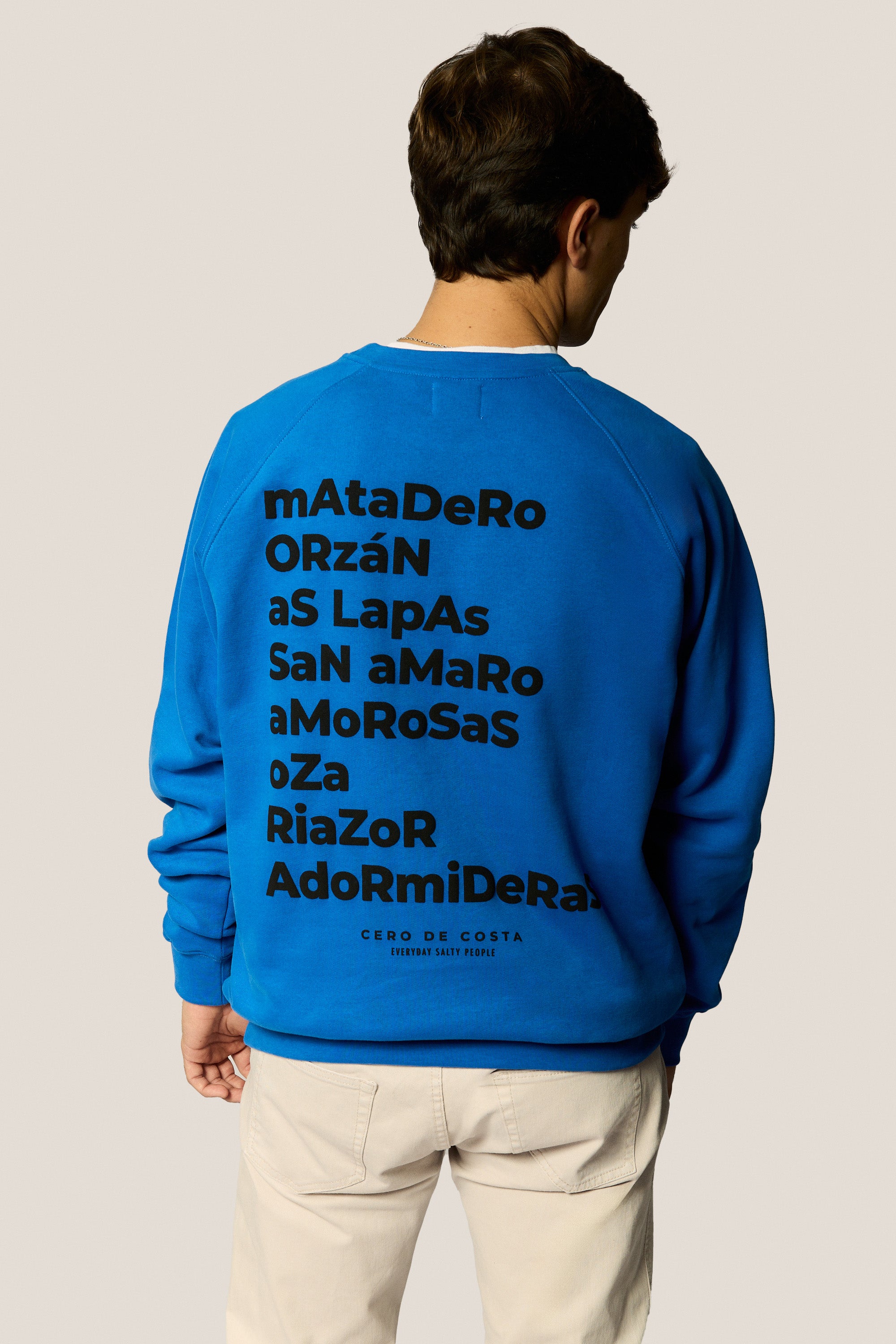 SUDADERA AZUL/NEGRO "LA CORUÑA" PLAYAS CIUDAD